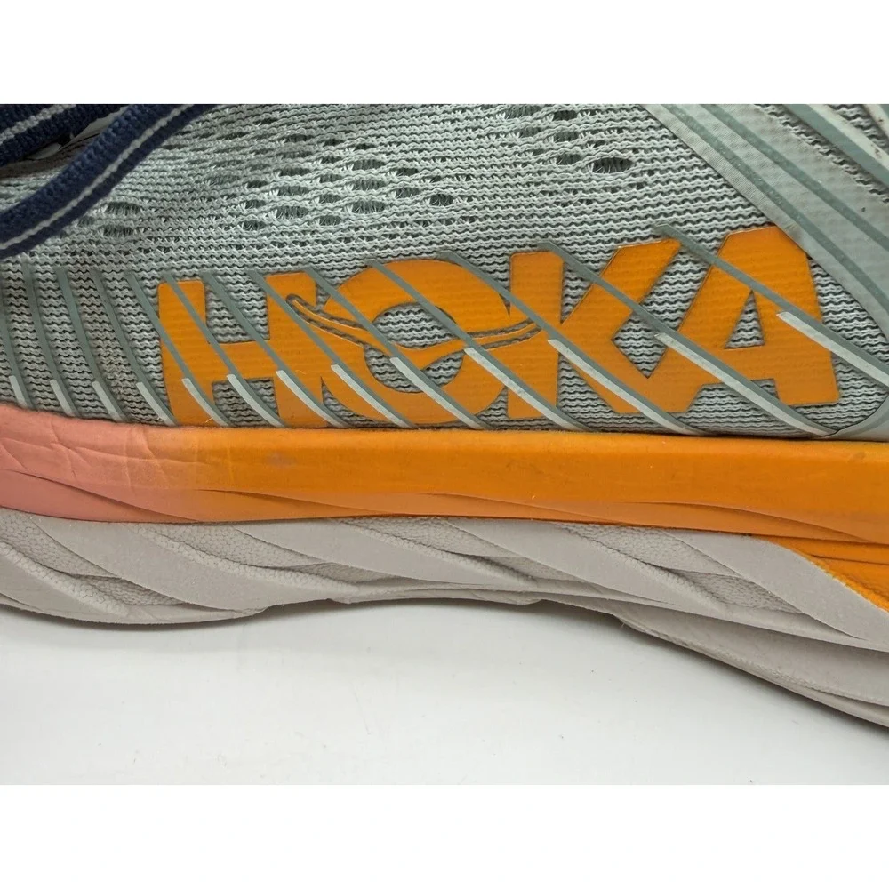 Hoka Shoes Men's Sz 8 Gray Bondi 7 Running‎ Hoka One One Athletic Sneakers